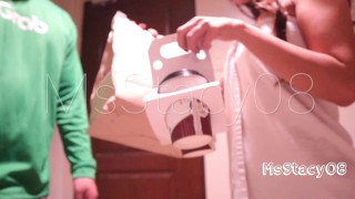 Pinay Quickie Sex With Grab Delivery Boy